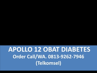 JUAL  APOLLO 12 OBAT DIABETES 0813 9262 7946