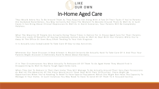 Frankston Aged Home Care