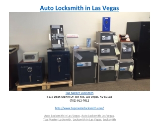 Auto Locksmith in Las Vegas