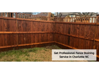 Get Professional Fence Staining Service In Charlotte Nc