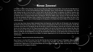 Renee Zawawi