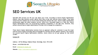 SEO Services UK