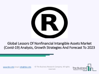 Lessors Of Nonfinancial Intangible Assets Market Profile, Demographics Analysis And Analytics 2020-2023