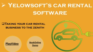 Yelowsoft’s car rental software