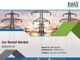 Car Rental Market 2020– 2028 Latest Innovations, Drivers, Dynamics And Strategic Analysis, Challenges