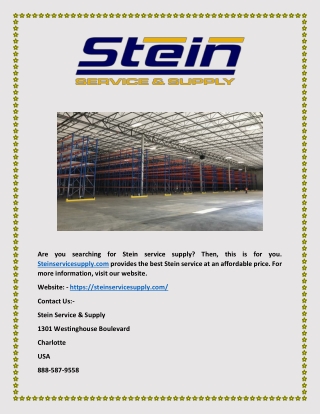 Warehouse Storage Racks  -  |  -  (Stein Service & Supply)