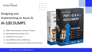 Verified April Microsoft AI-100 Dumps - Exam4Lead.com