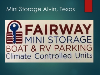 Affordable Storage Alvin, TX