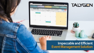 Impeccable and Efficient Event Management Solution