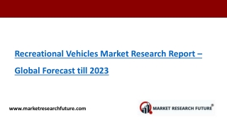 Surging Disposable Income to Promote Recreational Vehicles Market Growth