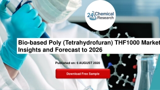 Bio-based Poly (Tetrahydrofuran) THF1000 Market Insights and Forecast to 2026