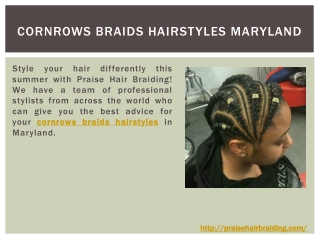 Cornrows Braids Hairstyles Maryland