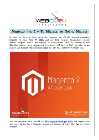 Magento 1 to 2 – What Really Changed