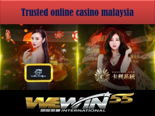 If you are searching for the trusted online casino malaysia