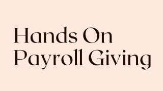 Payroll Giving