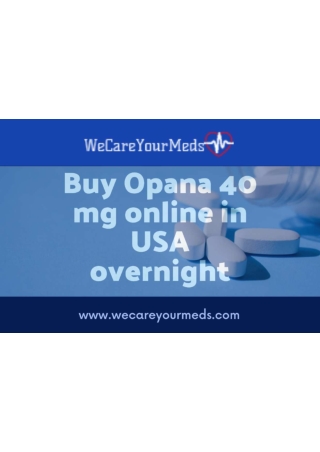 Buy opana 40 mg online