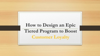 How to Design a Tiered Customer Loyalty Program | CheerMe