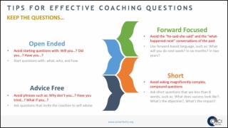 Tips For Effective Coaching Questions