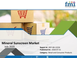 Mineral Sunscreen Market