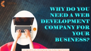 Why Do You Need a Web Development Company for Your Business?