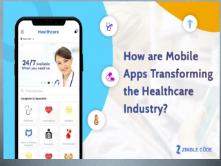 How are Mobile apps transforming the Healthcare Industry?