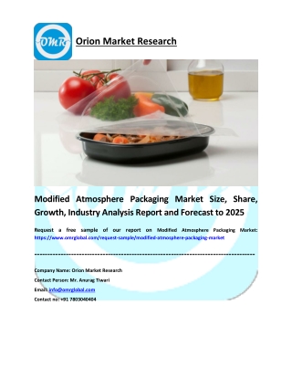 Modified Atmosphere Packaging Market