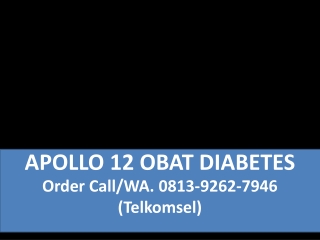 Apollo 12 Obat Diabetes 0813 9262 7946
