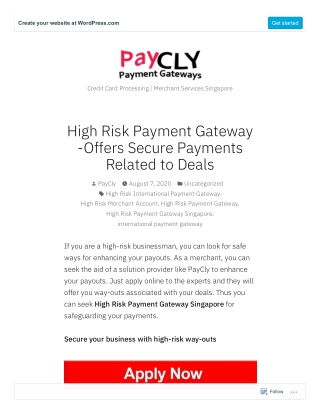 High-Risk Payment Gateways