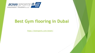 Best Gym Flooring in Dubai