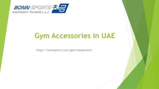 Gym Accessories in UAE