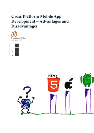 Cross Platform Mobile App Development – Advantages and Disadvantages