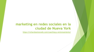 marketing en redes sociales en la ciudad de Nueva York