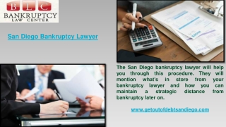 San Diego Bankruptcy Lawyer