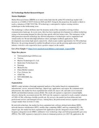 5G Technology Market Research Report