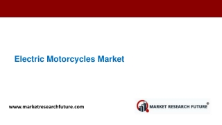 Government Initiatives to Boost Growth of Electric Motorcycles Market