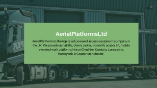 Powered Access Equipment