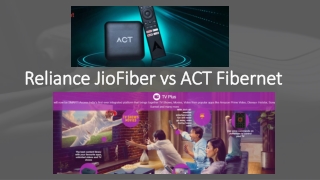 JioFiber vs ACT