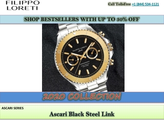 Filippo Loreti Review For Ascari Black Steel Link watch