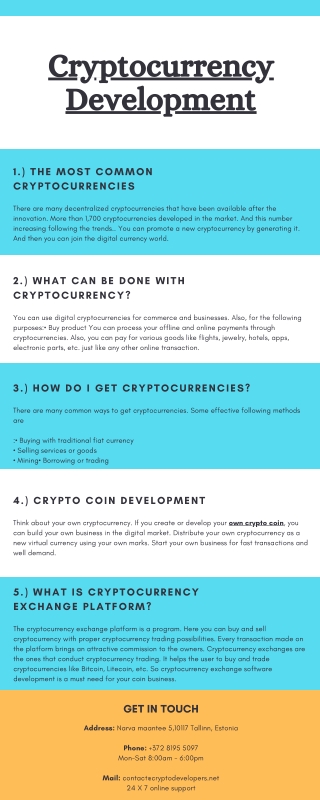 Cryptocurrency Development | Crypto Developers