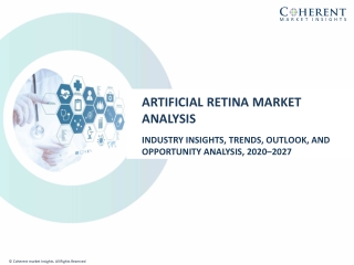 Artificial Retina Market Size, Share, Outlook, and Opportunity Analysis, 2019 – 2027