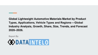 Lightweight Automotive Materials Market growth opportunity and industry forecast to 2026