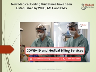 New Medical Coding Guidelines have been Established by WHO, AMA and CMS