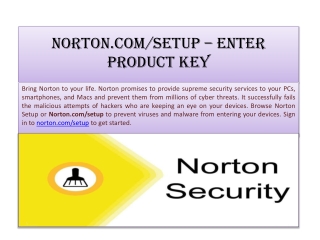 Norton.com/setup