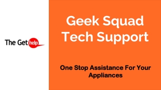 Geek Squad Tech Support