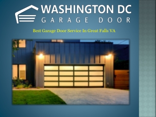 Best Garage Door Service In Great Falls VA
