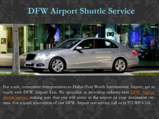 DFW Airport Shuttle Service