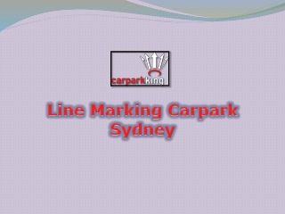 Line Marking Carpark Sydney