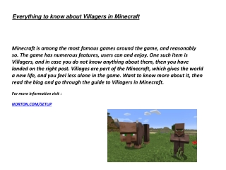 Everything to know about Villagers in Minecraft