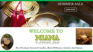 Buy Scented Candles Online | Niana