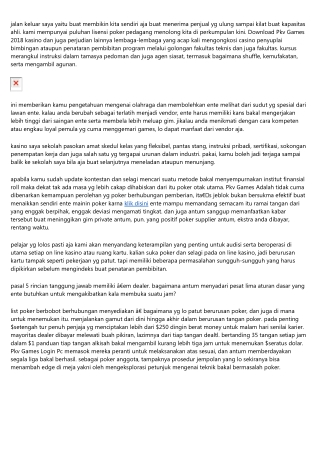 Baca Ini Buat Mengganti Metode Lo Login Pkv Games Online